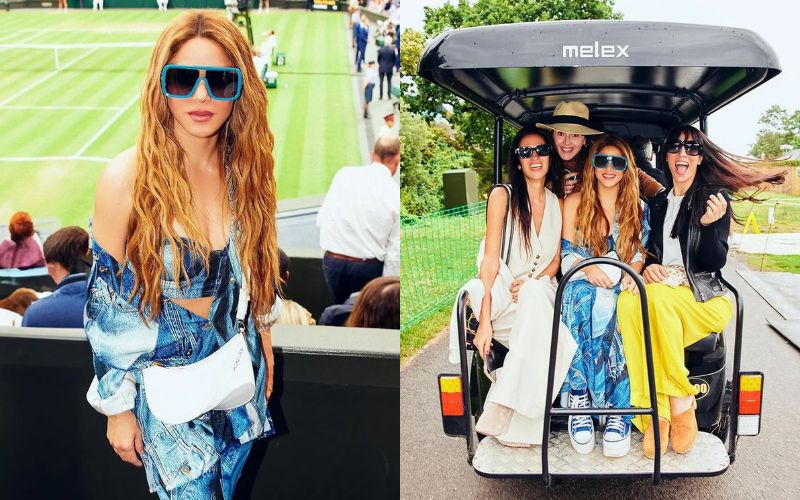 Shakira fue la estrella en el torneo de Wimbledon