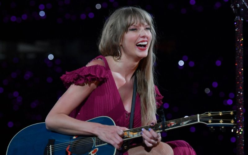Taylor Swift provocó un concierto dentro de un avión en los Estados Unidos