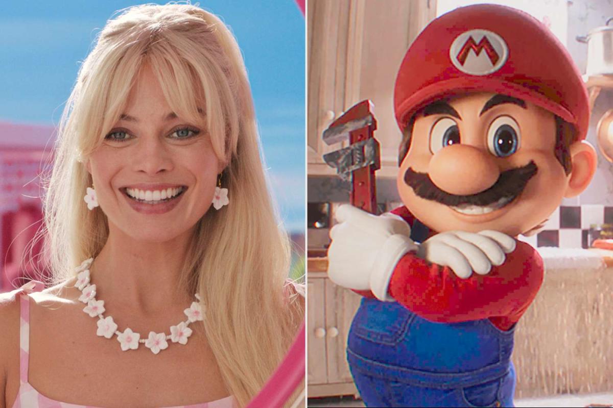 'Barbie' supera a 'Super Mario Bros: The Movie' y se convierte en la película más taquillera del año