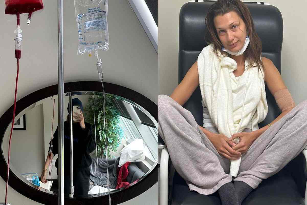 Bella Hadid comparte impactantes fotos de su terrible enfermedad