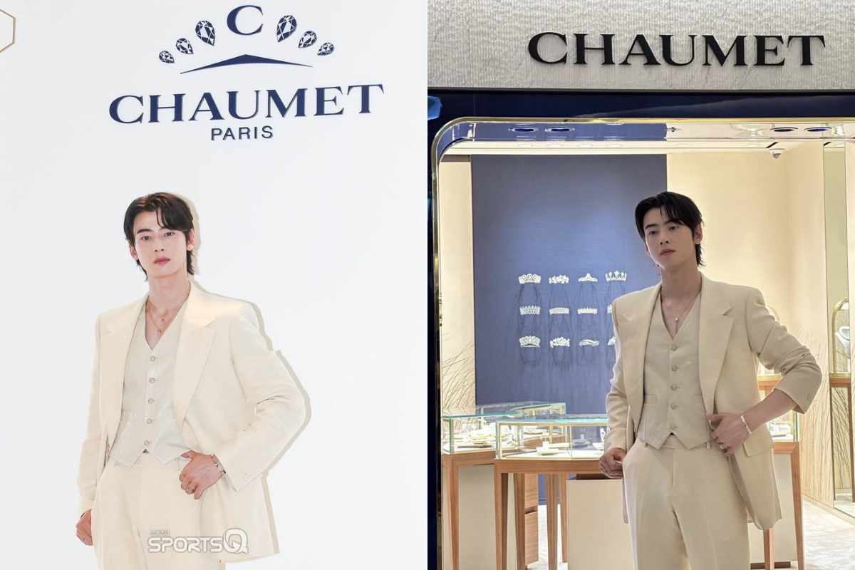 El Idol Cha Eunwoo llamó la atención tras lucir irreal en un evento de Chaumet
