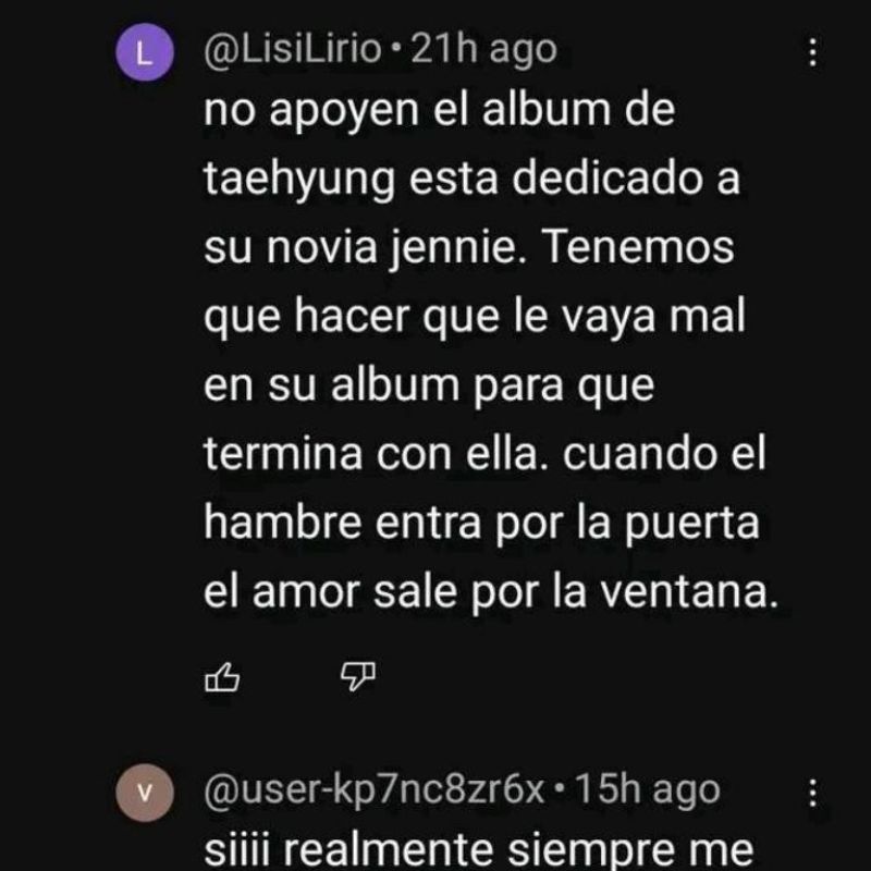 Fans de BTS critican a V por supuestamente dedicar su nueva canción a Jennie de BLACKPINK