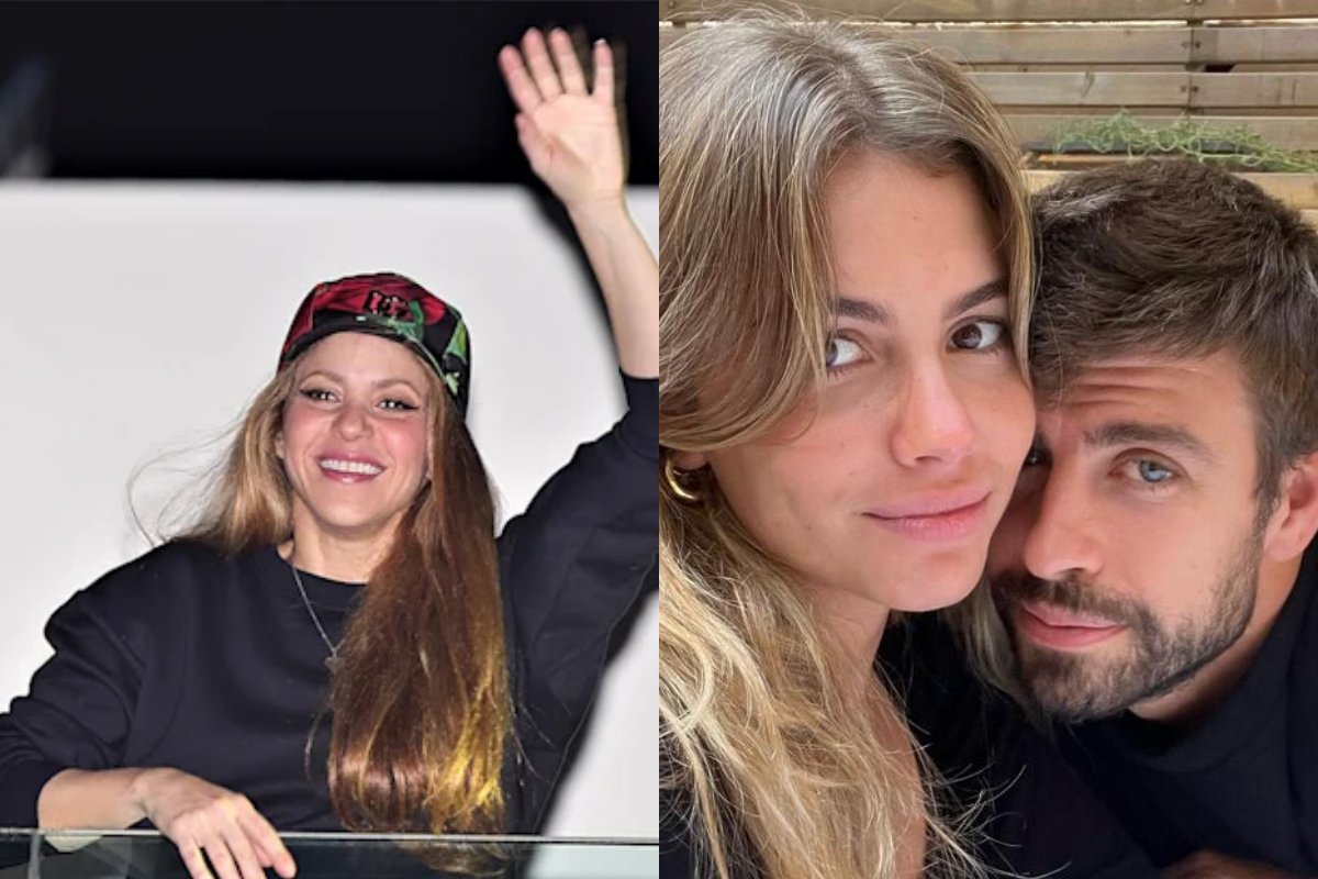 Gerard Piqué se burla de Shakira y junta a sus dos hijos con Clara Chia Martí