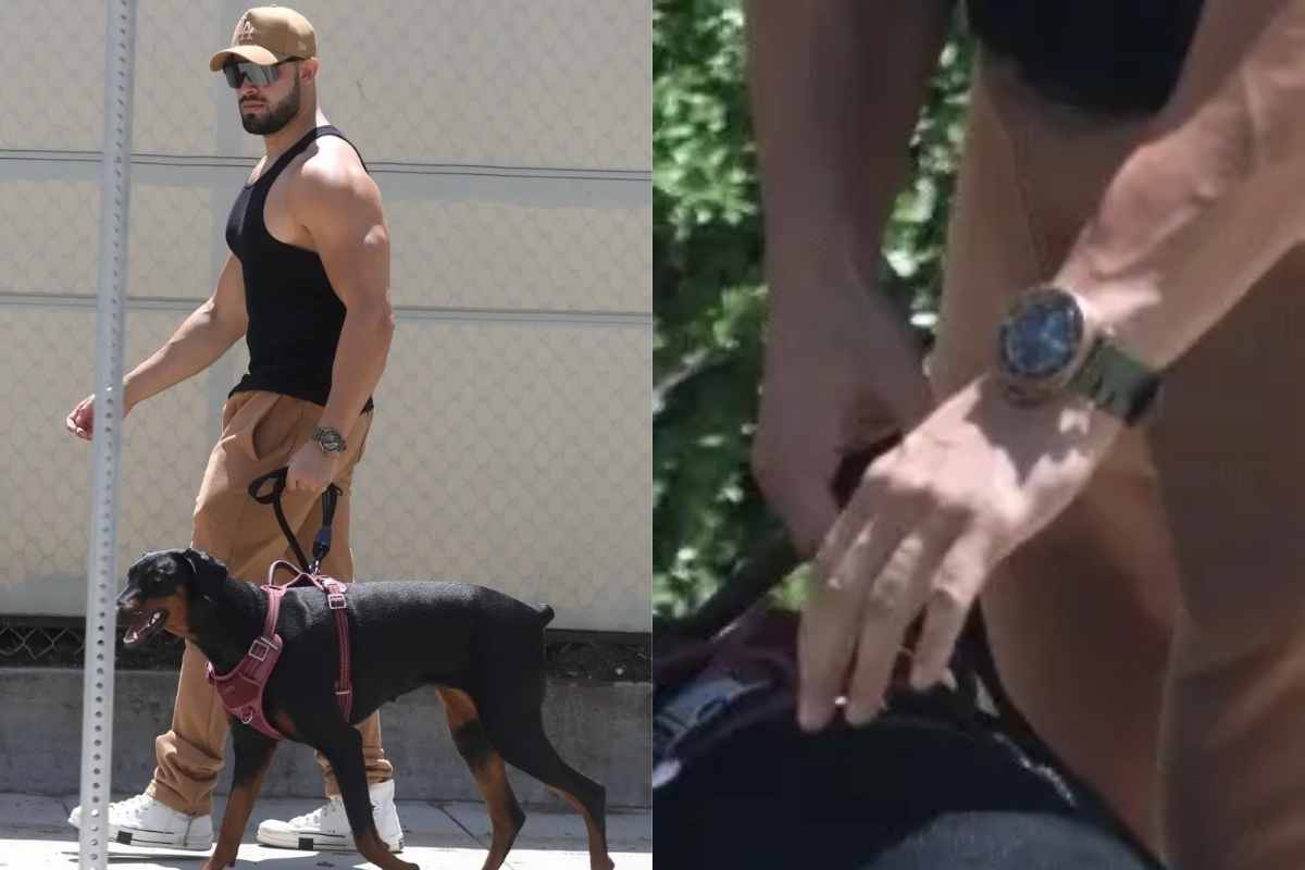 1eras fotos de la reaparición de Sam Asghari luego del divorcio con Britney Spears