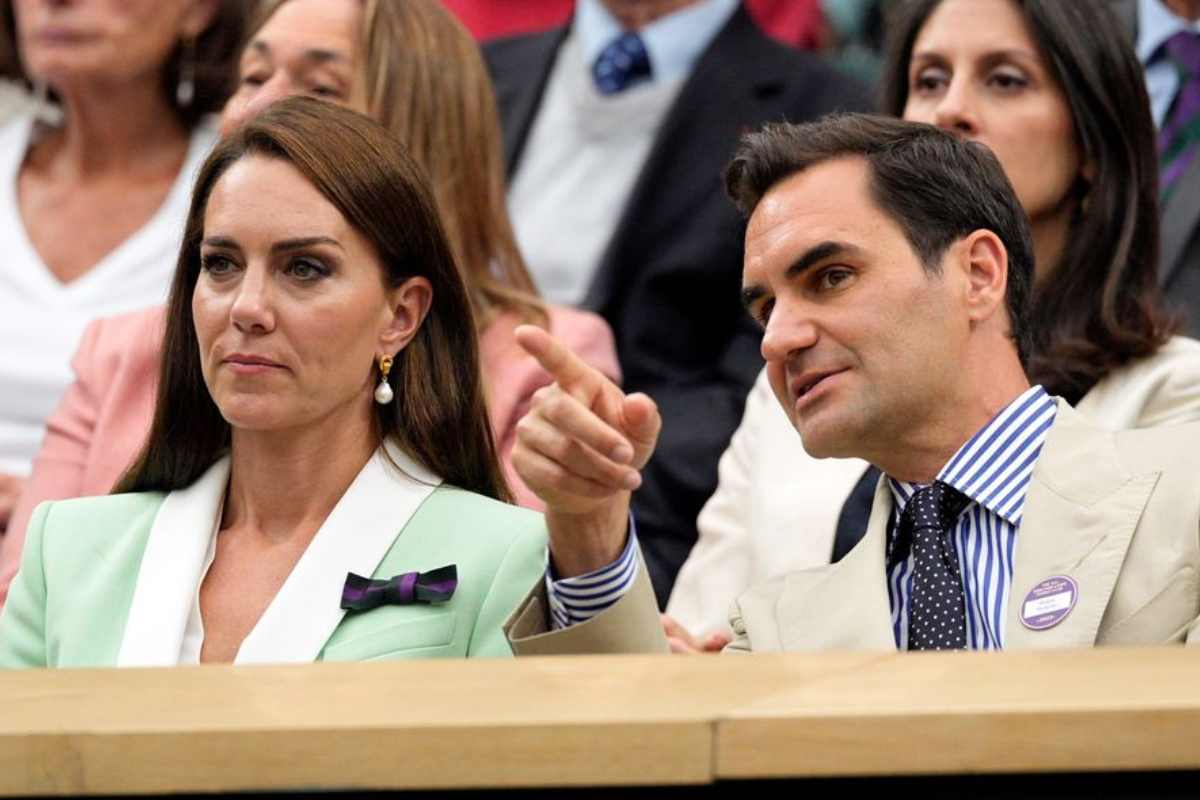 Roger Federer reveló detalles de su emotivo encuentro con Kate Middleton