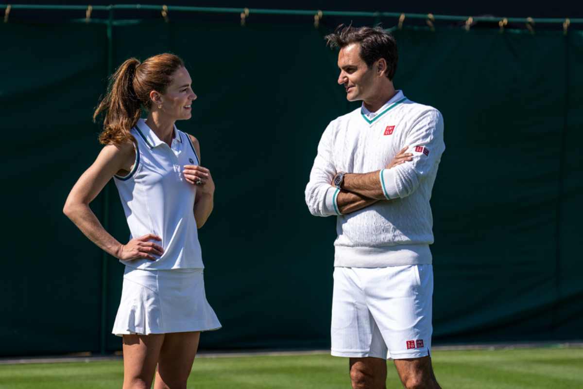 Roger Federer reveló detalles de su emotivo encuentro con Kate Middleton