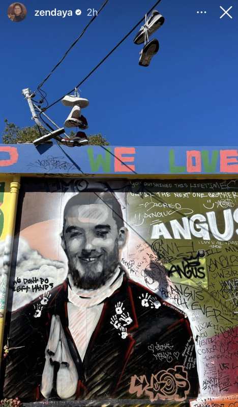 Zendaya honra la memoria de su difunto amigo Angus Cloud con un curioso detalle