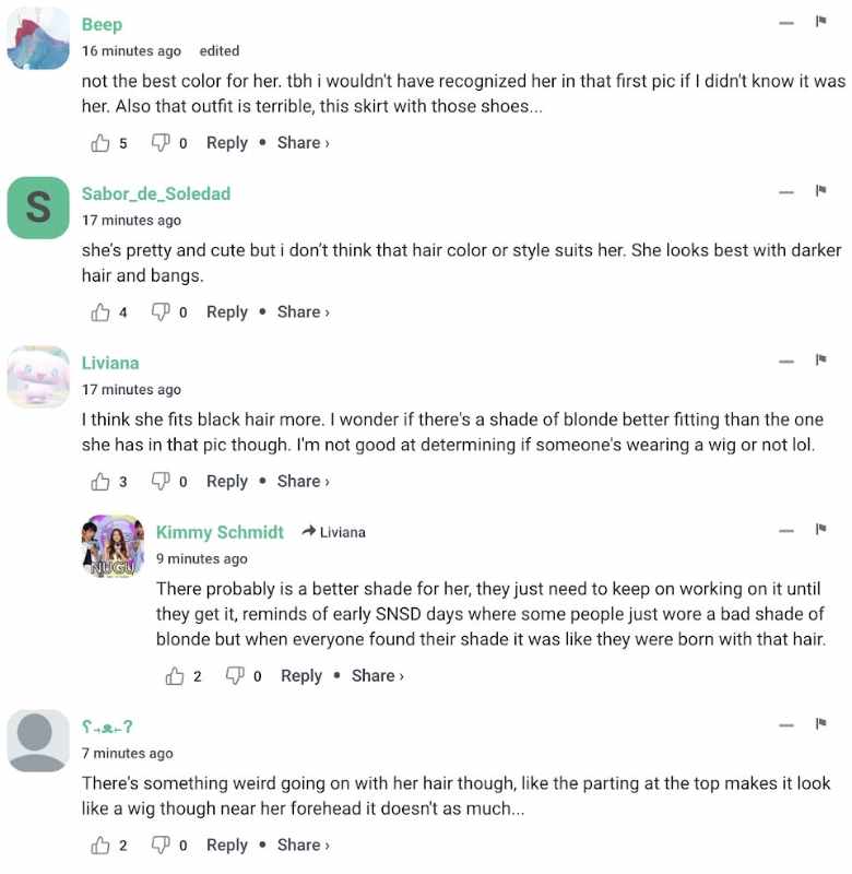 Indecisión entre los internautas tras el nuevo look de Hanni de NewJeans