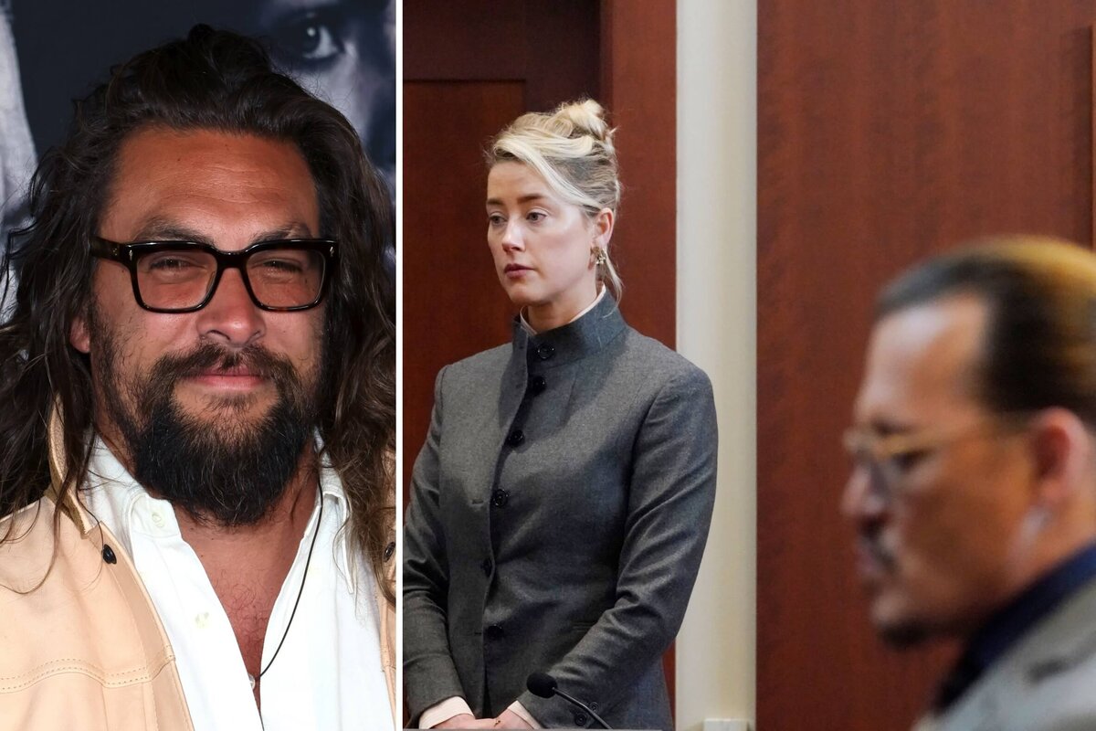 Aquaman 2  Amber Heard diz que Jason Momoa se vestiu de Johnny Depp para  provocá-la