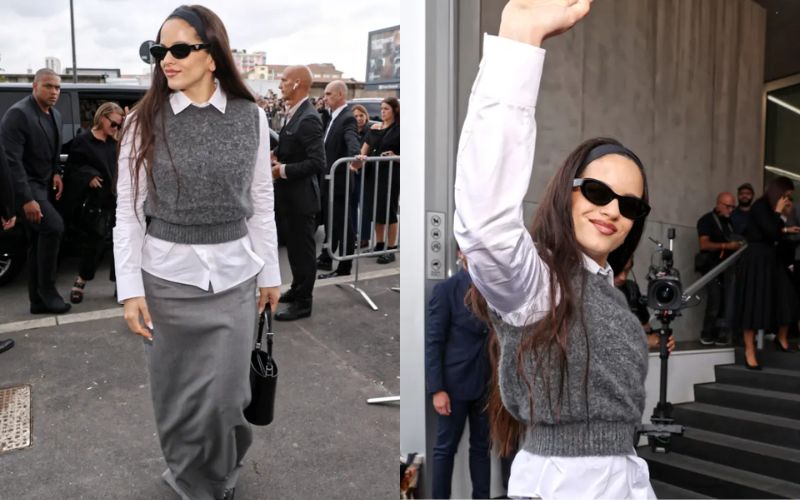 Rosalía reaparece junto a varios famosos internacionales después de su polémica ruptura amorosa