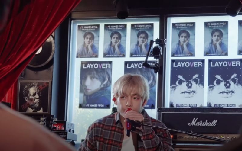 V de BTS se disfrazó de oso y sorprendió al ARMY con inesperada invitación