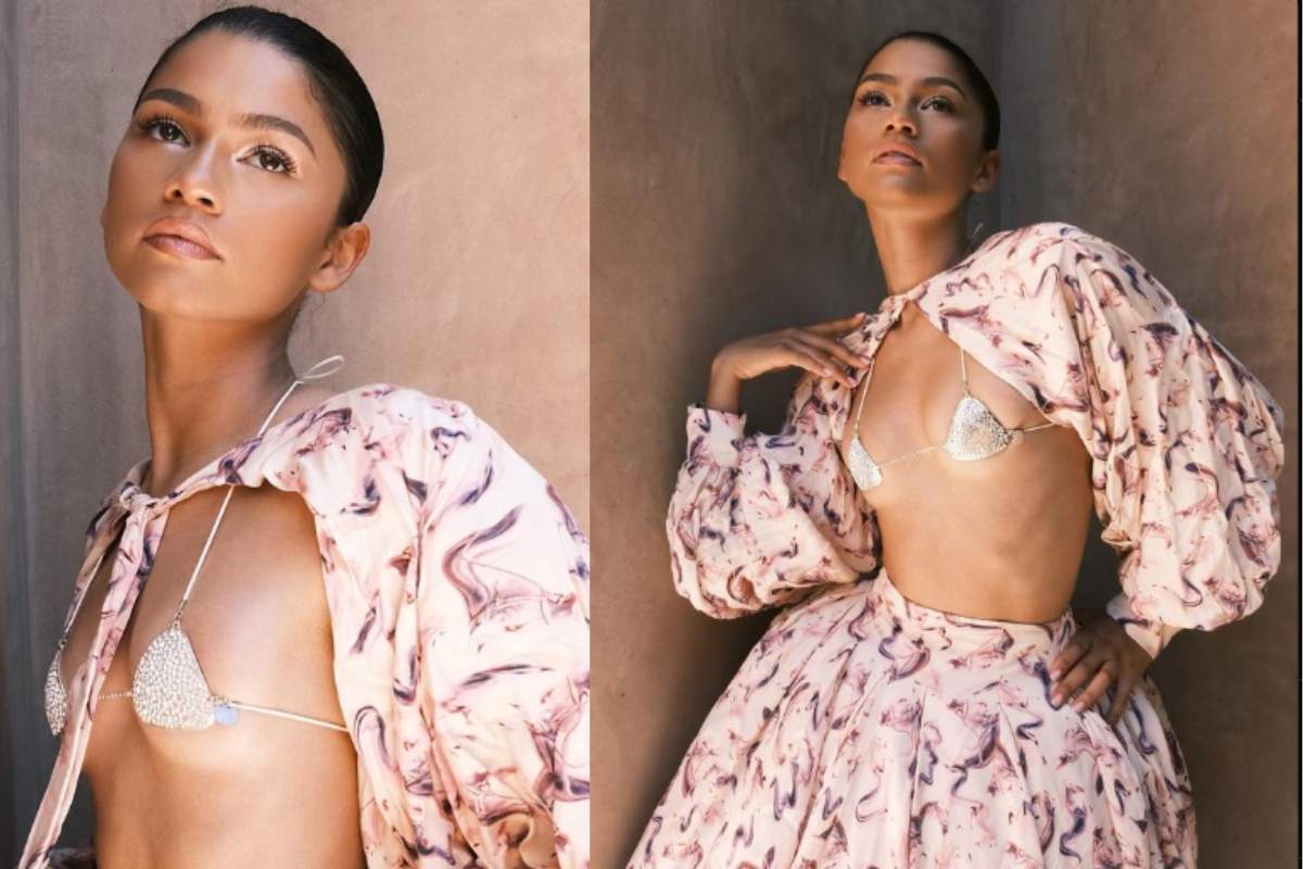 Zendaya genera suspiros en redes sociales al mostrarse con un diminuto y arriesgado top