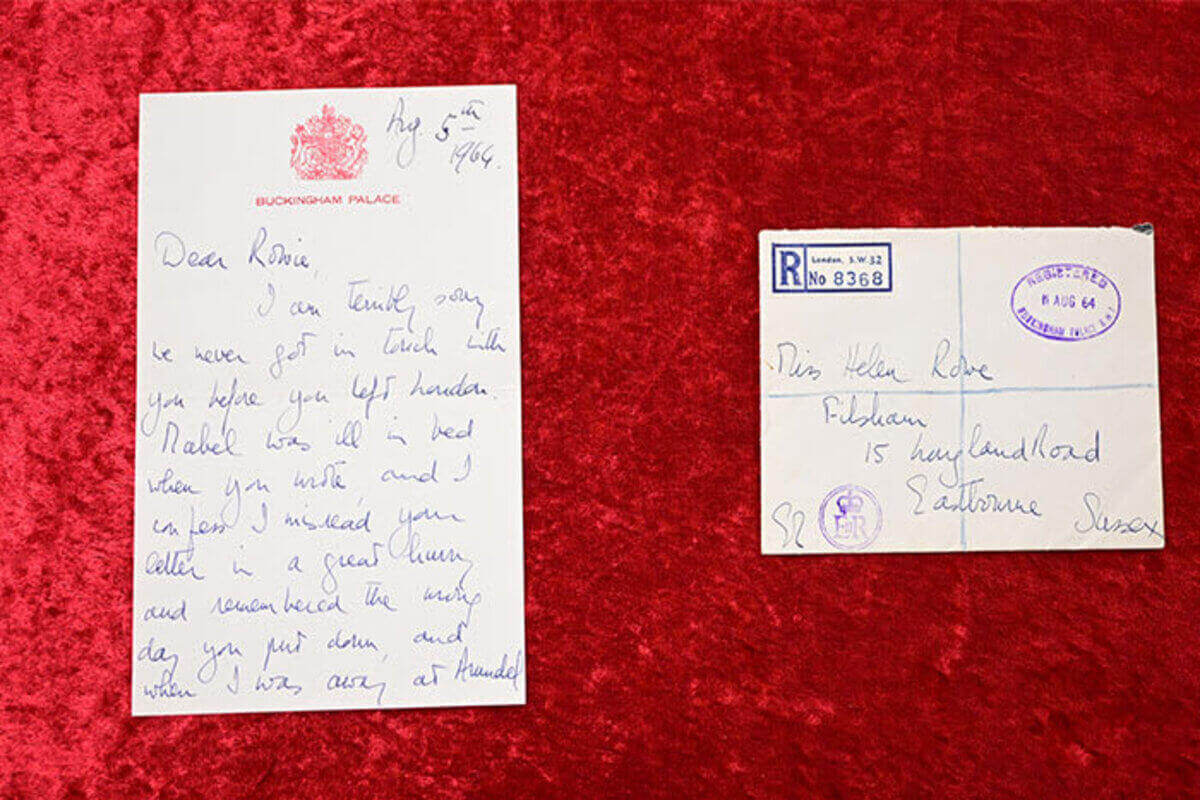 La reina Isabel II y su conmovedora carta que ha salido a la luz