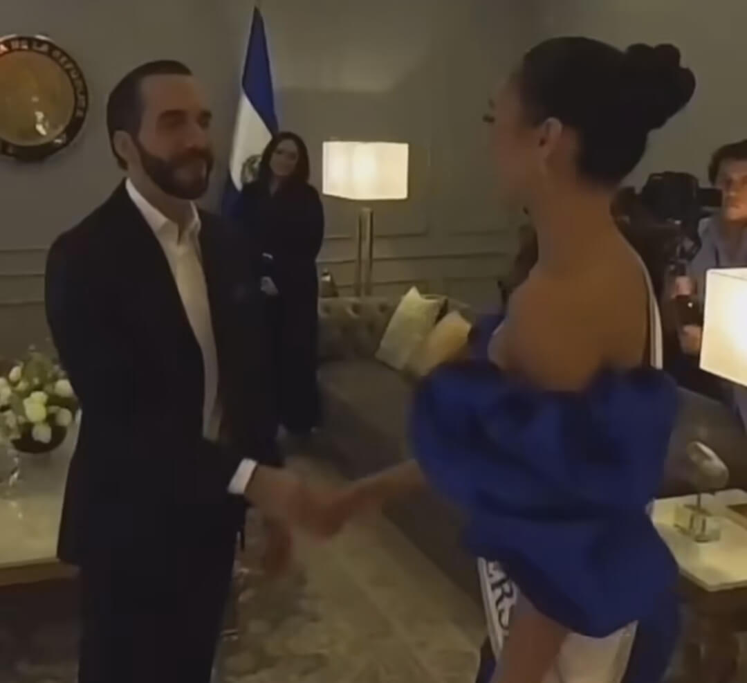 Miss Universo 2022 se negó a darle un beso al presidente de El Salvador