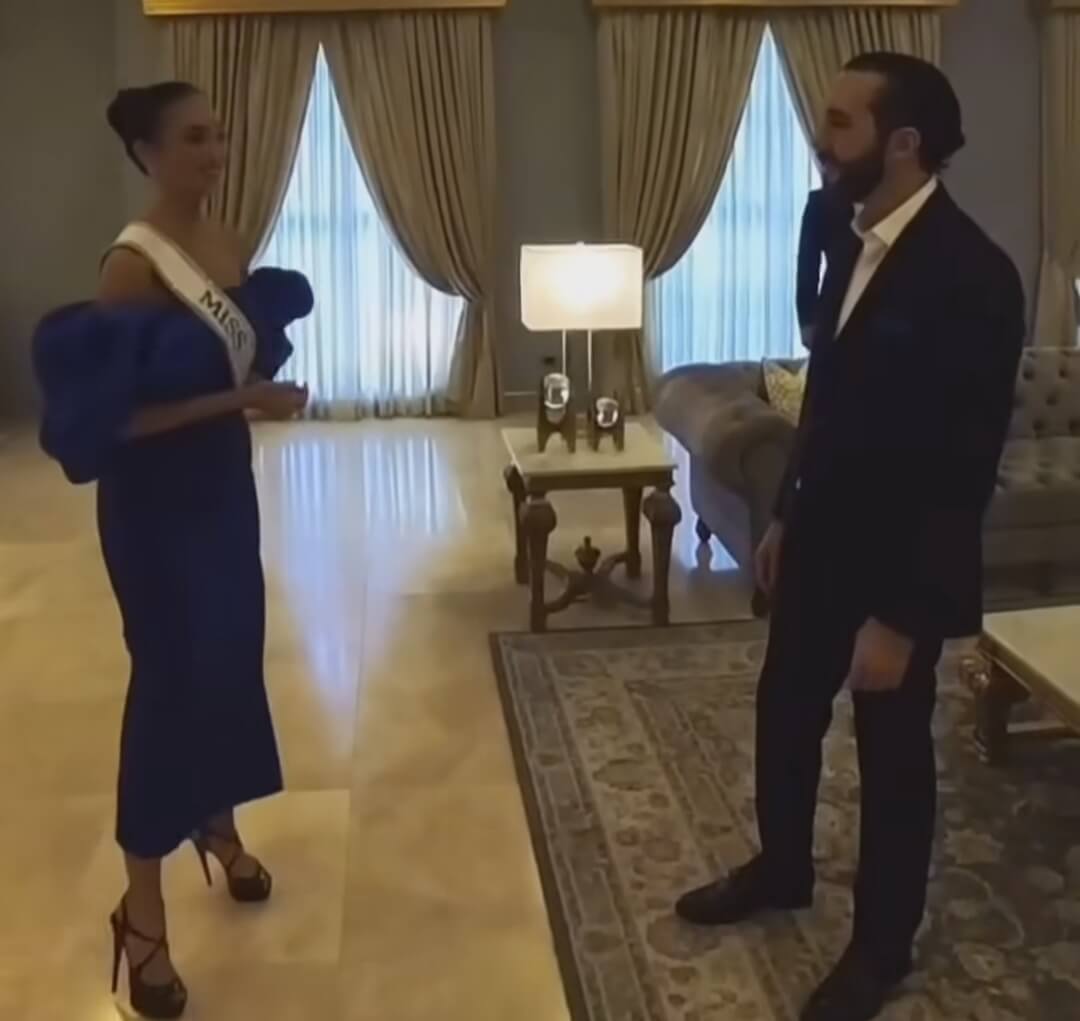 Miss Universo 2022 se negó a darle un beso al presidente de El Salvador