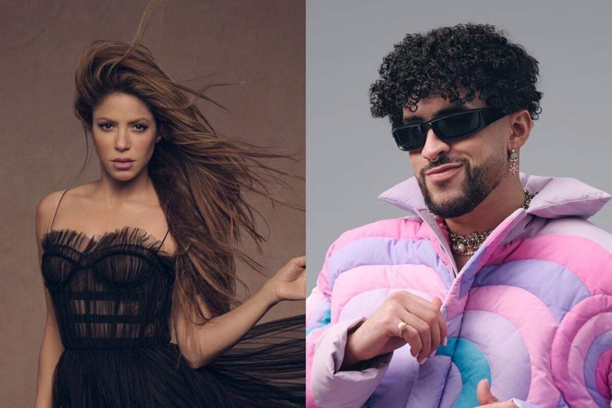 Shakira y Bad Bunny tendrían una colaboración musical que vería luz dentro de poco