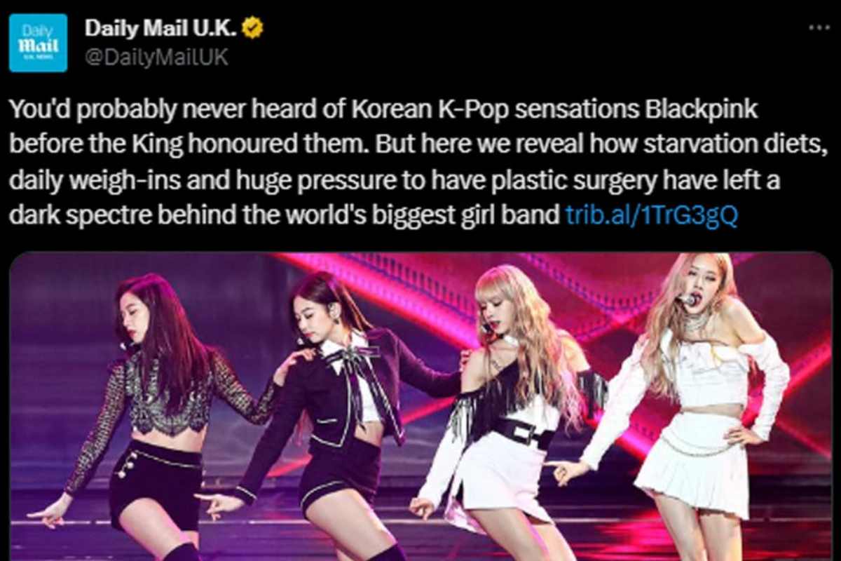 Daily Mail bajo fuego tras hacer un “irrespetuoso” titular para BLACKPINK en un artículo reciente