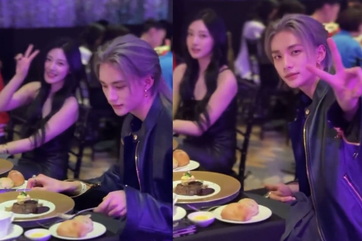 Hyunjin de Stray Kids y NingNing de aespa captados cenando juntos