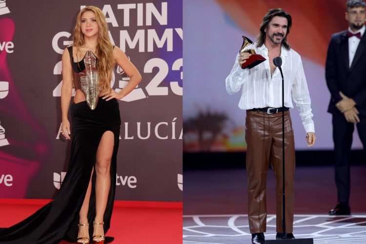 Shakira le lanzó tremendo piropo a Juanes en los Latín Grammys 2023