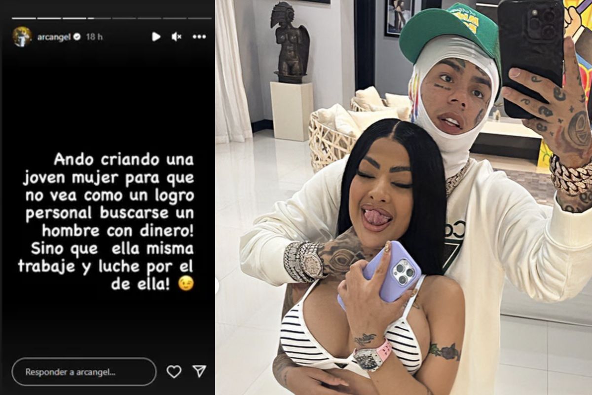 El cantante Arcangel se habría referido con contundente mensaje a la disputa entre Yailin y Tekashi