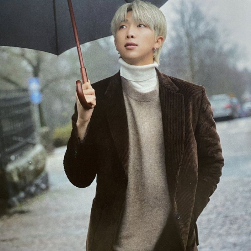 RM de BTS es considerado como el 'rey del invierno' por sus sensacionales outfits