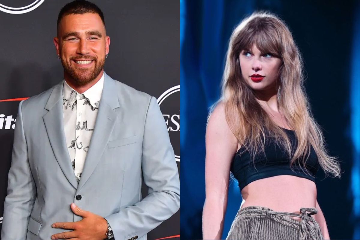Se rumora que Taylor Swift y Travis Kelce usaron camisetas a juego para fiesta navideña