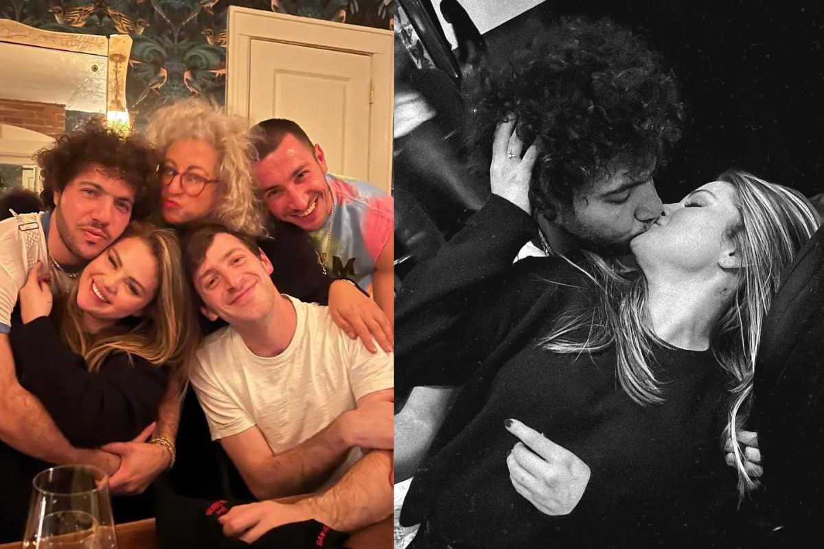 Selena Gomez derrocha pasión con apasionado beso en una fotografía con su novio Benny Blanco