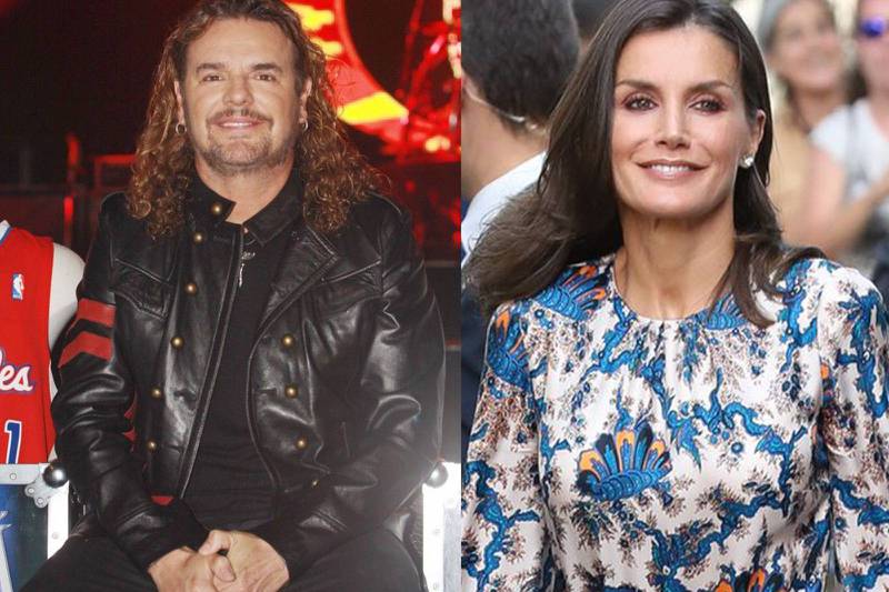 La reina Letizia le habría sido infiel al rey Felipe VI con Fher Olvera, vocalista de Maná