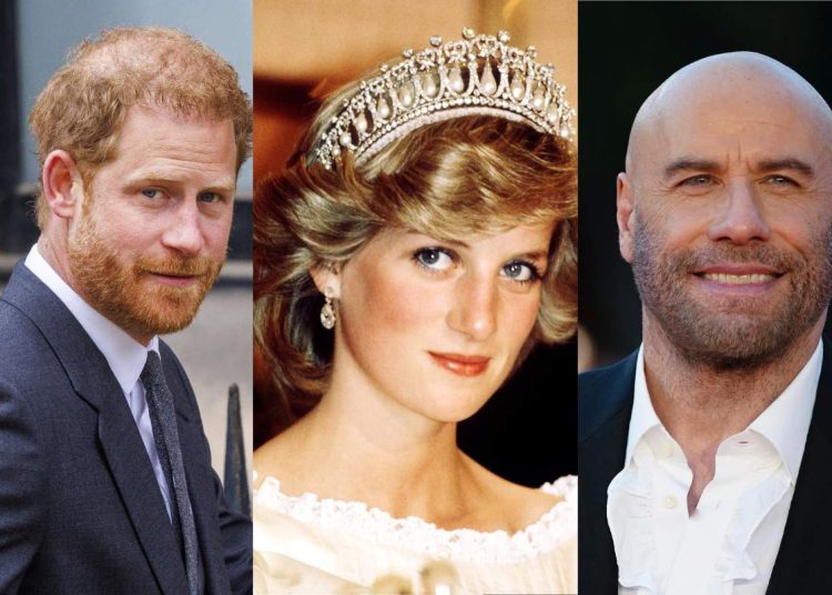 El príncipe Harry y John Travolta recuerdan a la princesa Diana en un evento muy especial