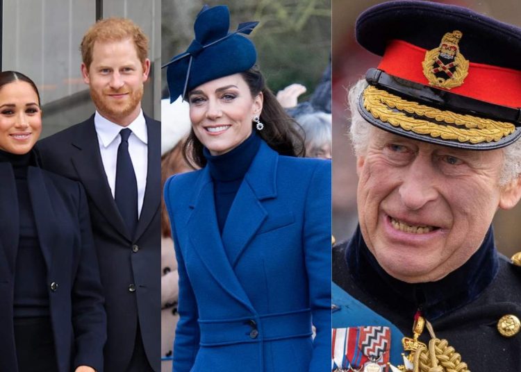 El príncipe Harry y Meghan Markle 'envían mensajes de recuperación' al rey Carlos y Kate Middleton