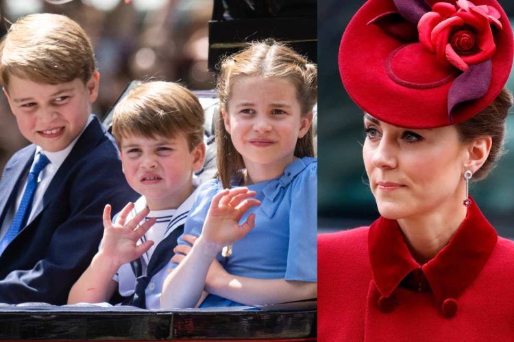 El príncipe Louis, la princesa Charlotte y el príncipe George afectados por la operación de Kate Middleton