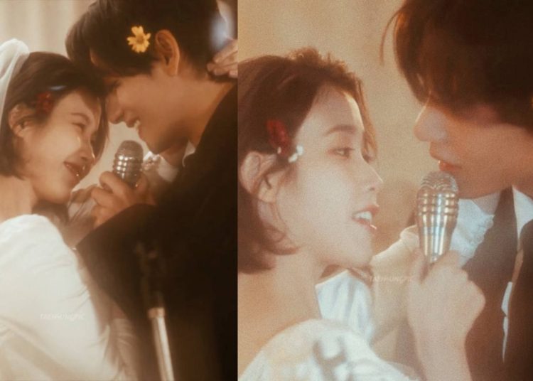 Internautas están flechados con la escena de bodas entre IU y V de BTS en el video musical de 'Love Wins All'