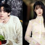 Nuevas fotos nunca antes vistas de V de BTS junto a IU en donde su química es mágica