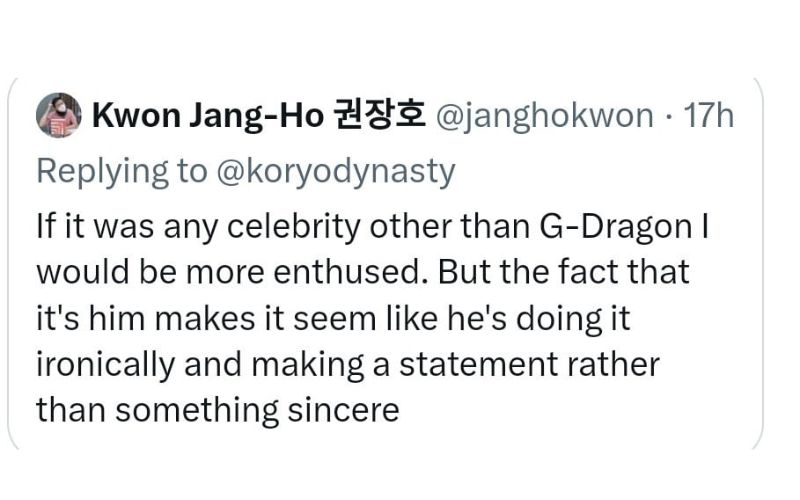 Un periodista de la KBS es fuertemente criticado por publicar un post negativo contra G-Dragon