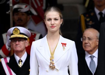 Un hombre incomodó a la princesa Leonor de España en un acto público