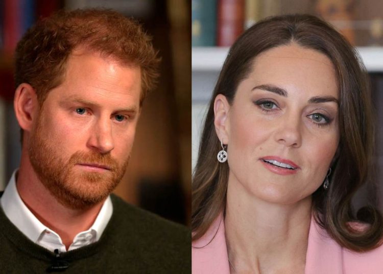 Al príncipe Harry se le habría 'prohibido' visitar a Kate Middleton en su viaje al Reino Unido