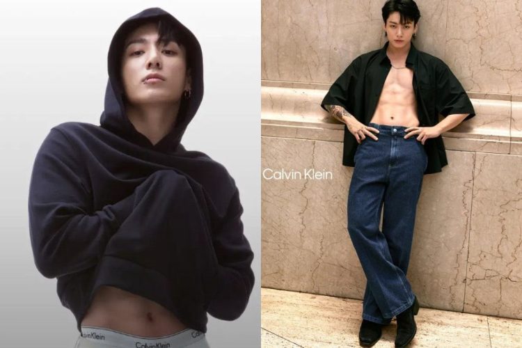 Calvin Klein compartió las nuevas imágenes promocionales de Jungkook de BTS