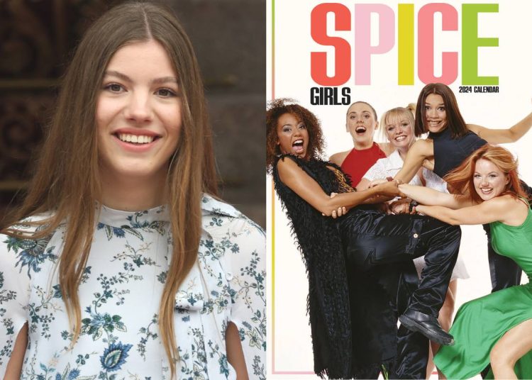 La infanta Sofía vive una noche especial al ritmo de las Spice Girls