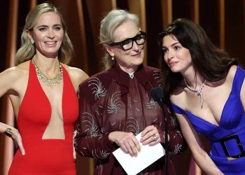 Meryl Streep, Anne Hathaway y Emily Blunt protagonizan el momento más viral de los Premios SAG 2024