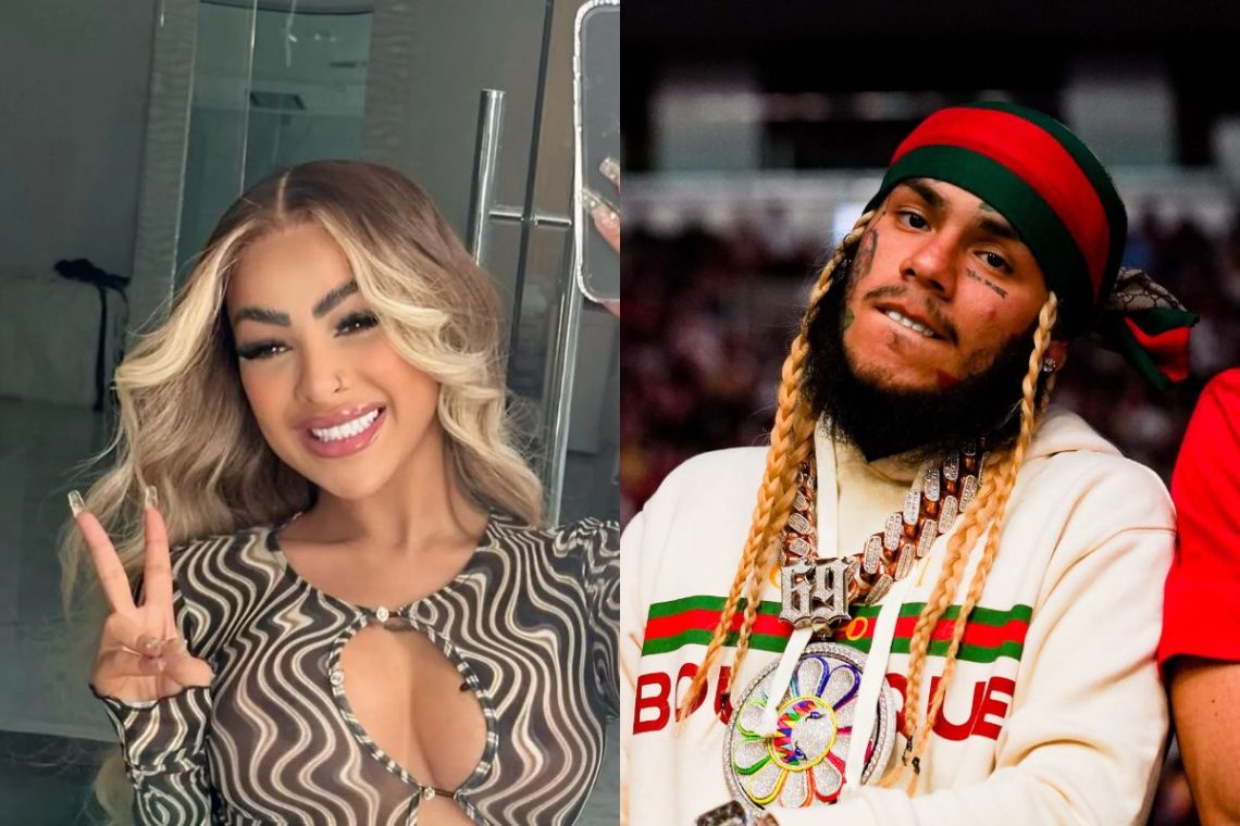 Tekashi 6ix9ine causa furor en las redes por que casi enseña los pechos