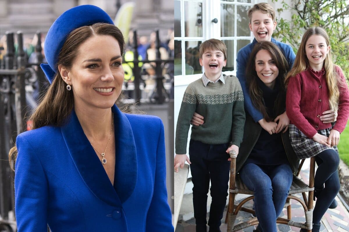 Afirman que la nueva foto de Kate Middleton junto a sus hijos es falsa y hecha con Inteligencia Artificial