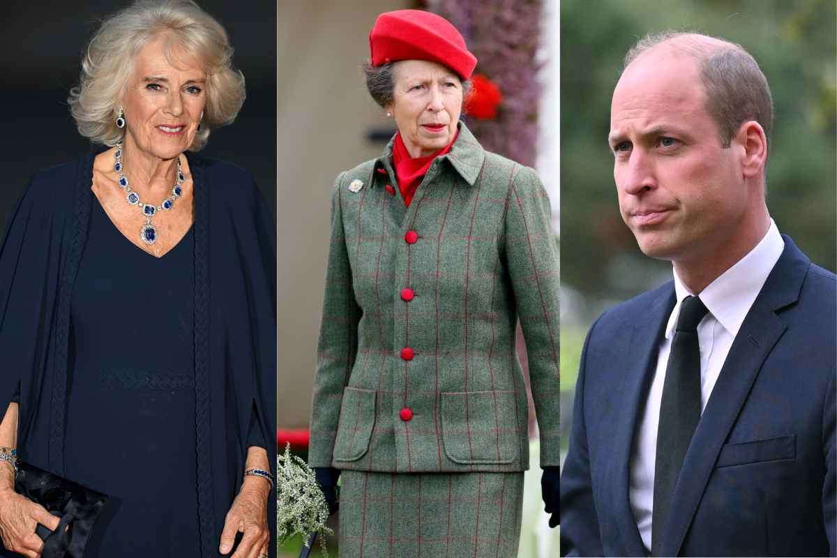 El príncipe William y la princesa Ana dan la cara por la familia real desplazando a la reina Camilla Parker