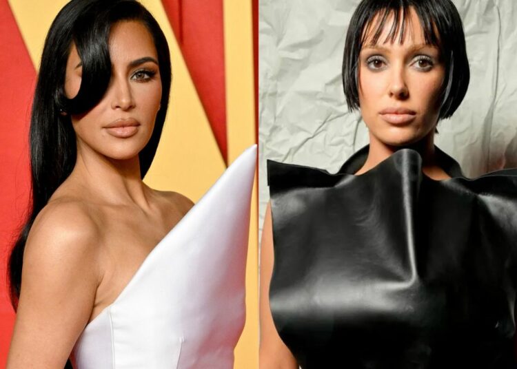 Kim Kardashian y Bianca Censori estuvieron juntas en el más reciente concierto de Kanye West