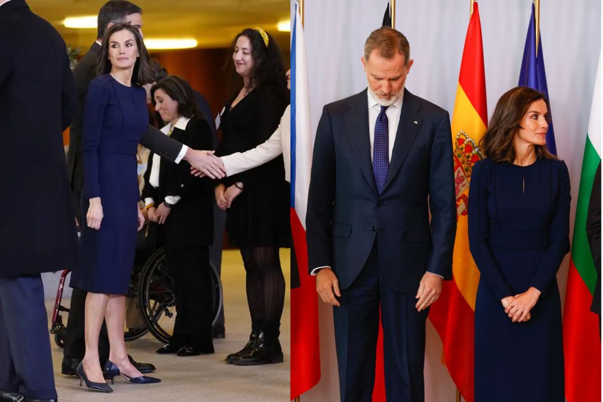El elegante look de la reina Letizia en el Día Europeo en recuerdo a las Víctimas del Terrorismo