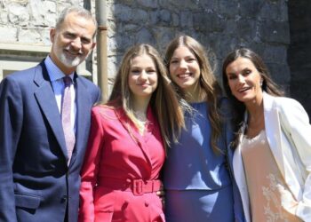 Las vacaciones de Semana santa del Rey Felipe VI, La reina Letizia y sus dos hijas