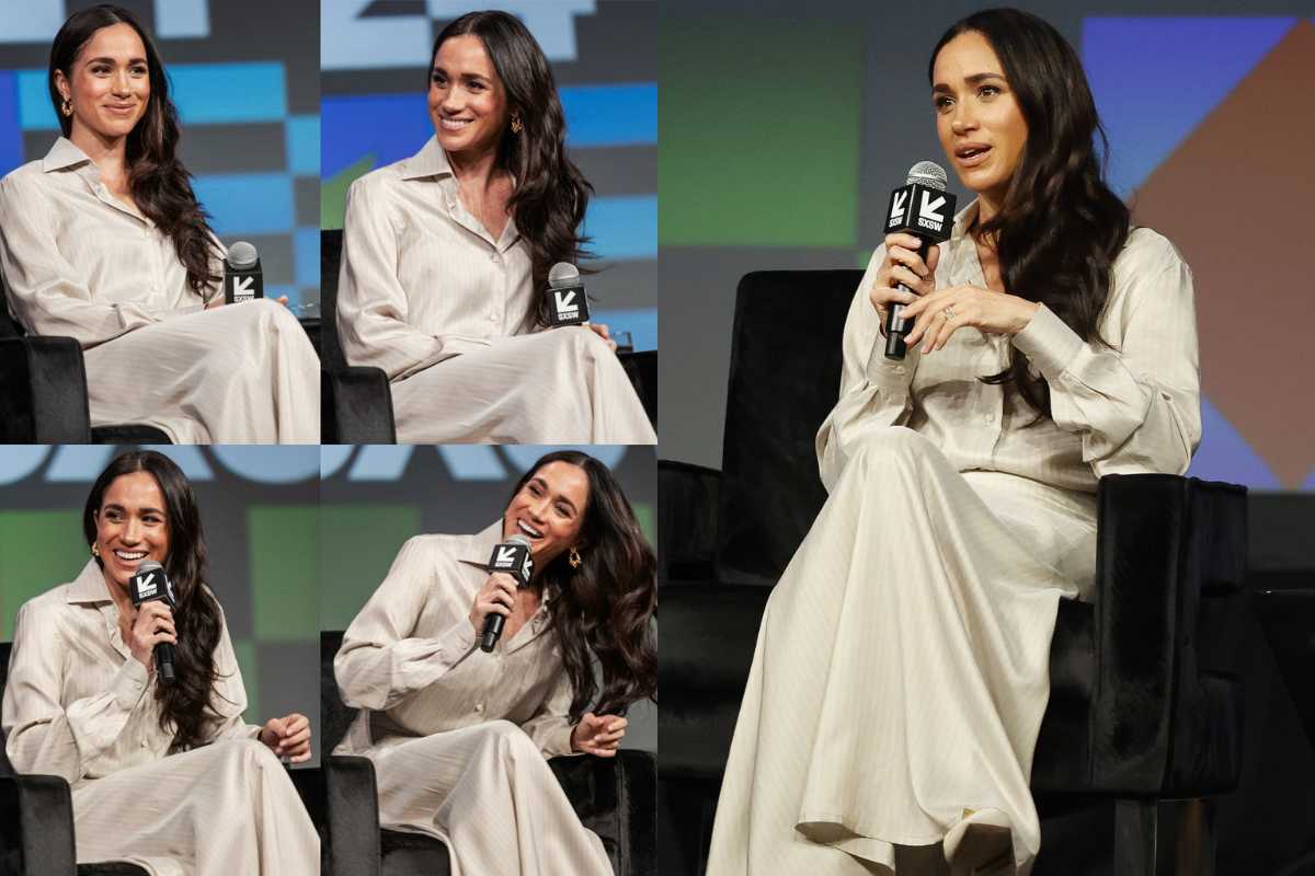 El look serio de Meghan Markle con el que apareció para celebrar el Día Internacional de la Mujer en Estados Unidos