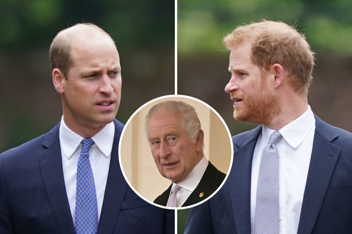 El rey Carlos III buscaría la reconciliación entre el príncipe William y el príncipe Harry