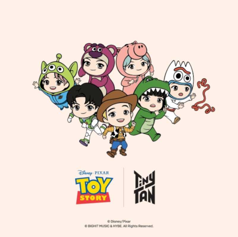 BTS colabora con Walt Disney para crear los personajes de una tierna serie animada