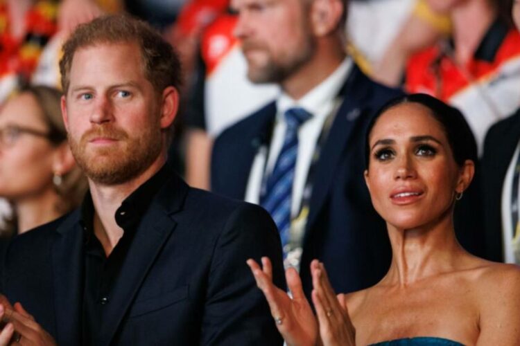 El príncipe Harry y Meghan Markle lucen felices grabando uno de sus próximos programas para Netflix