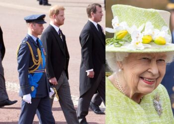 El príncipe William y el príncipe Harry hicieron un comentario de humor negro durante el funeral de la reina Isabel II